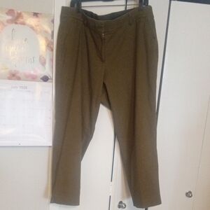 Lane Bryant Green Chinos Stylish and Comfortable